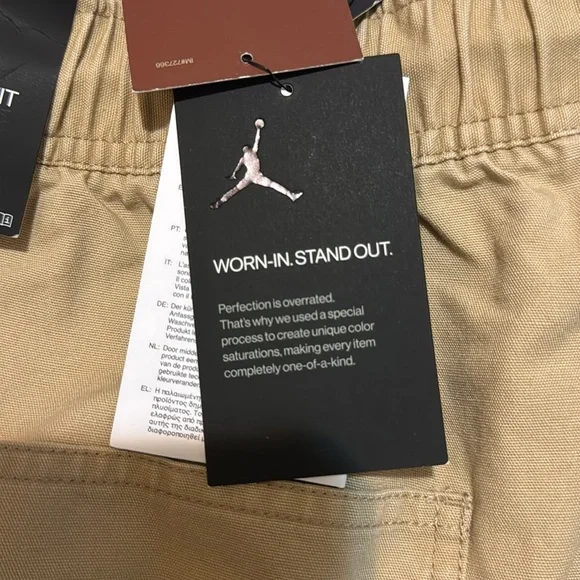 Travis Scott Cactus Jack x Jordan Canvas Pant Desert/Khaki/University Red